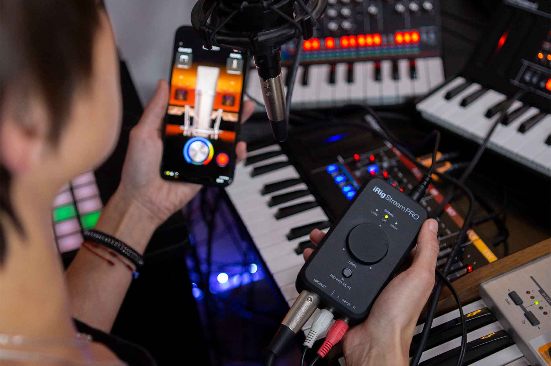 IK Multimedia iRig Stream USB Audio Interface for iOS/Android/MAC/PC