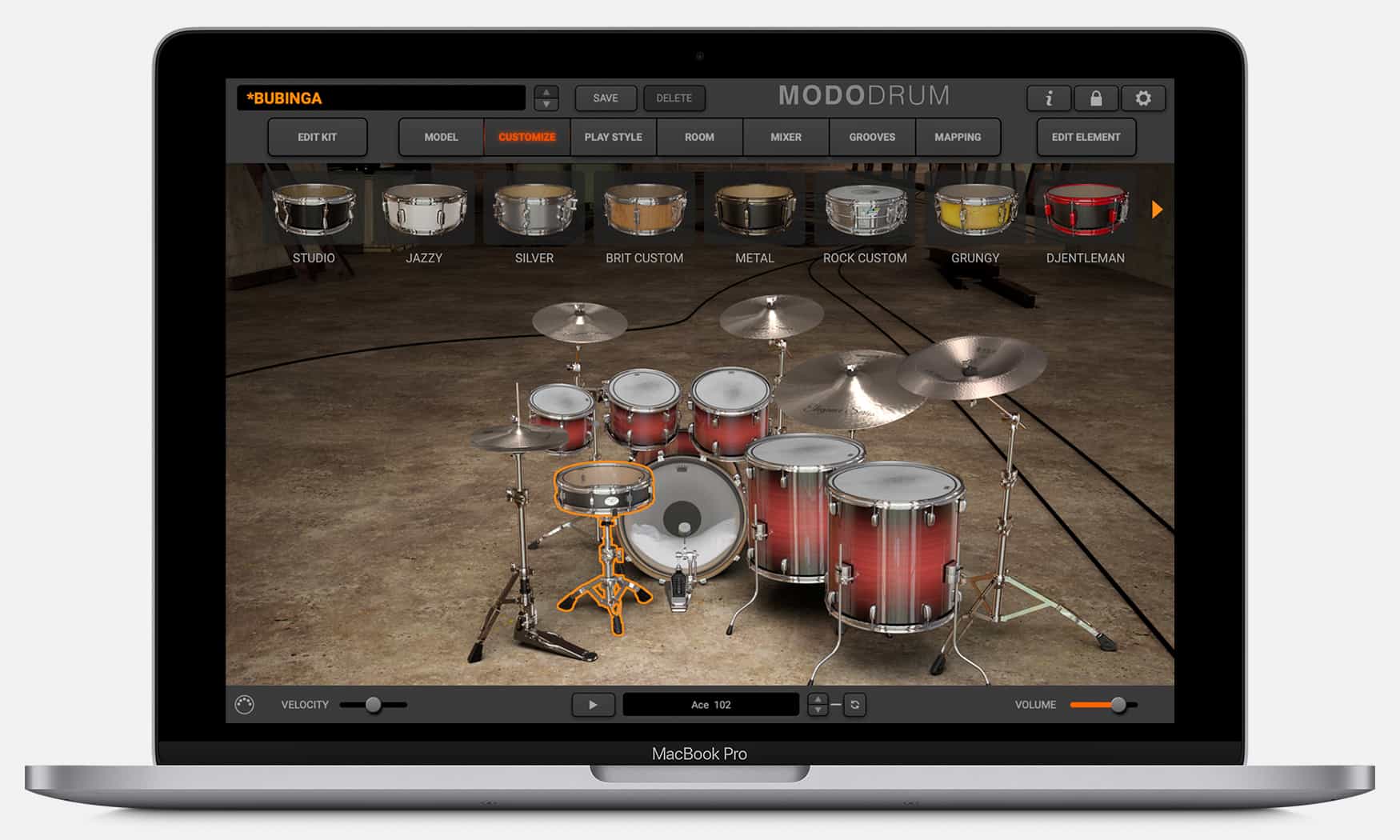 Macbook MODO DRUM Kit