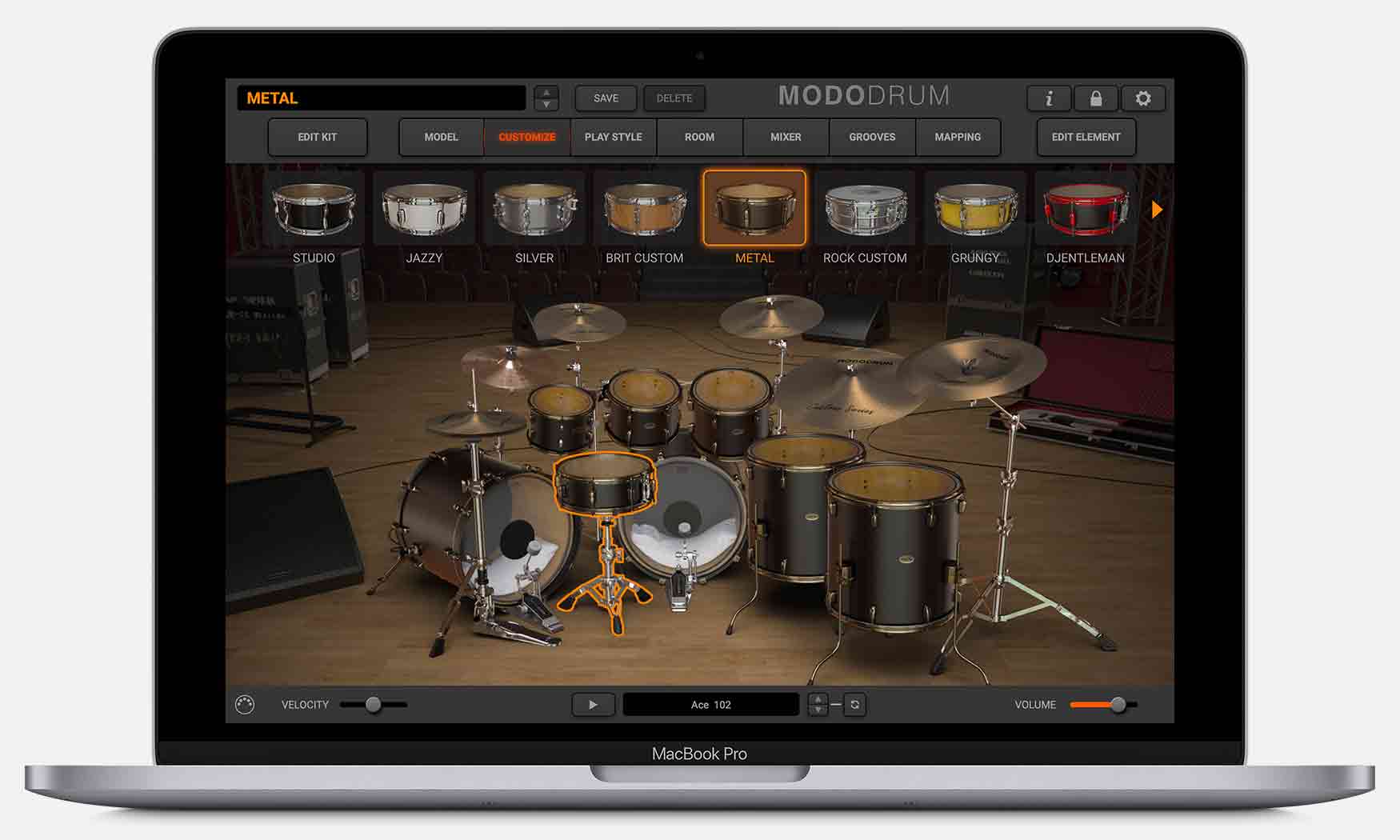 Macbook MODO DRUM Kit