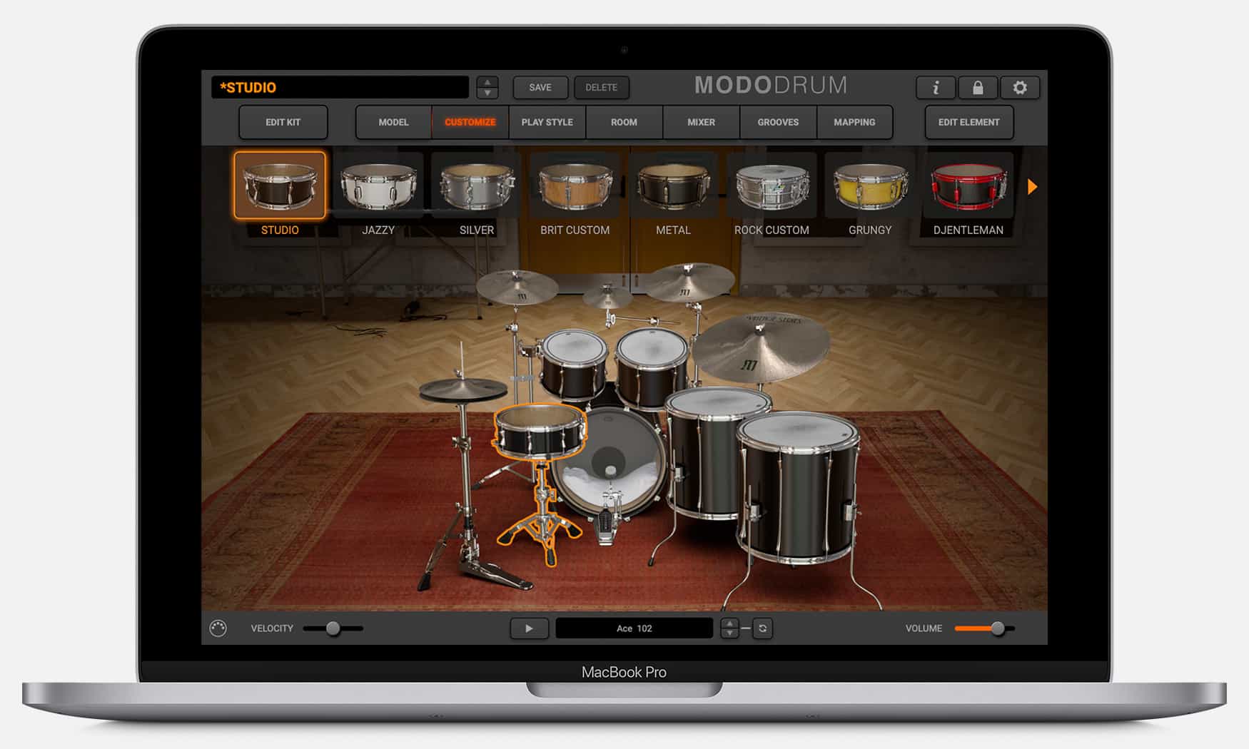 Macbook MODO DRUM Kit