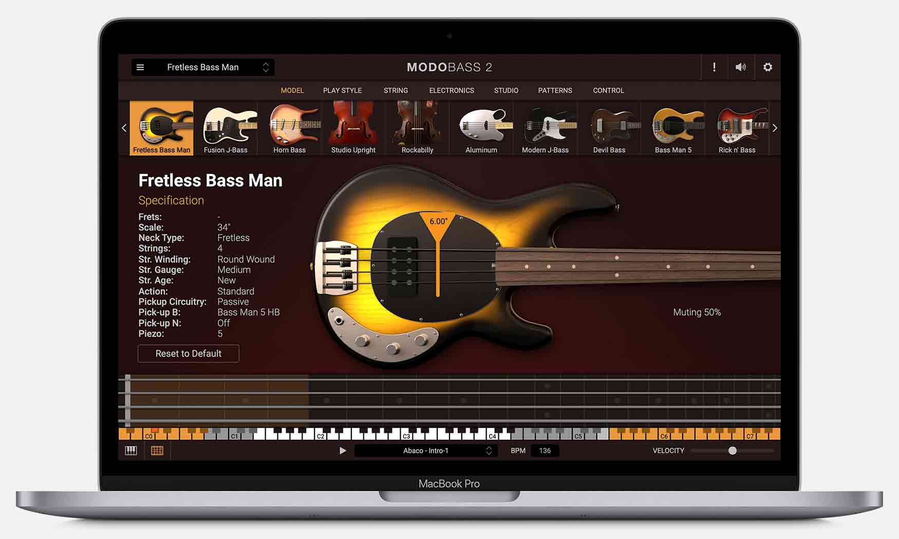 Macbook MODO BASS 2