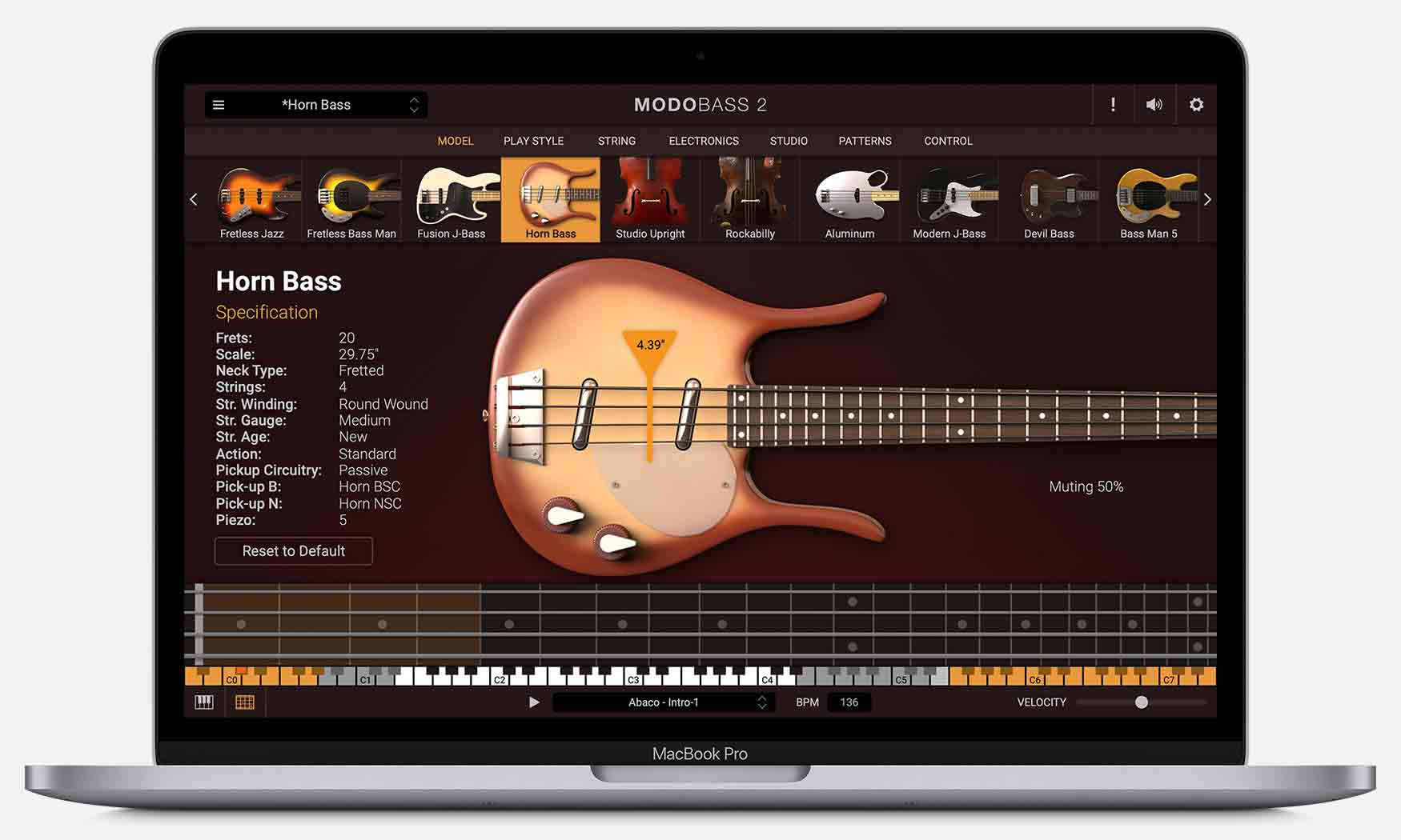 Macbook MODO BASS 2