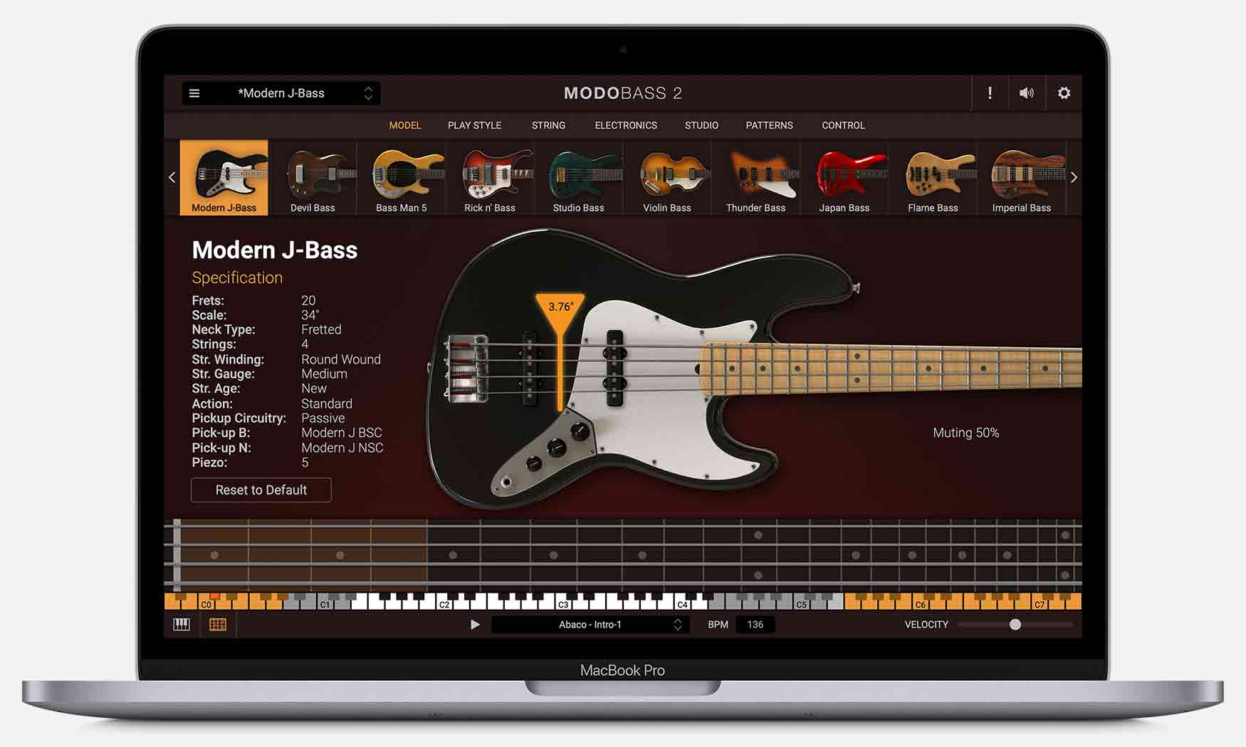 Macbook MODO BASS 2