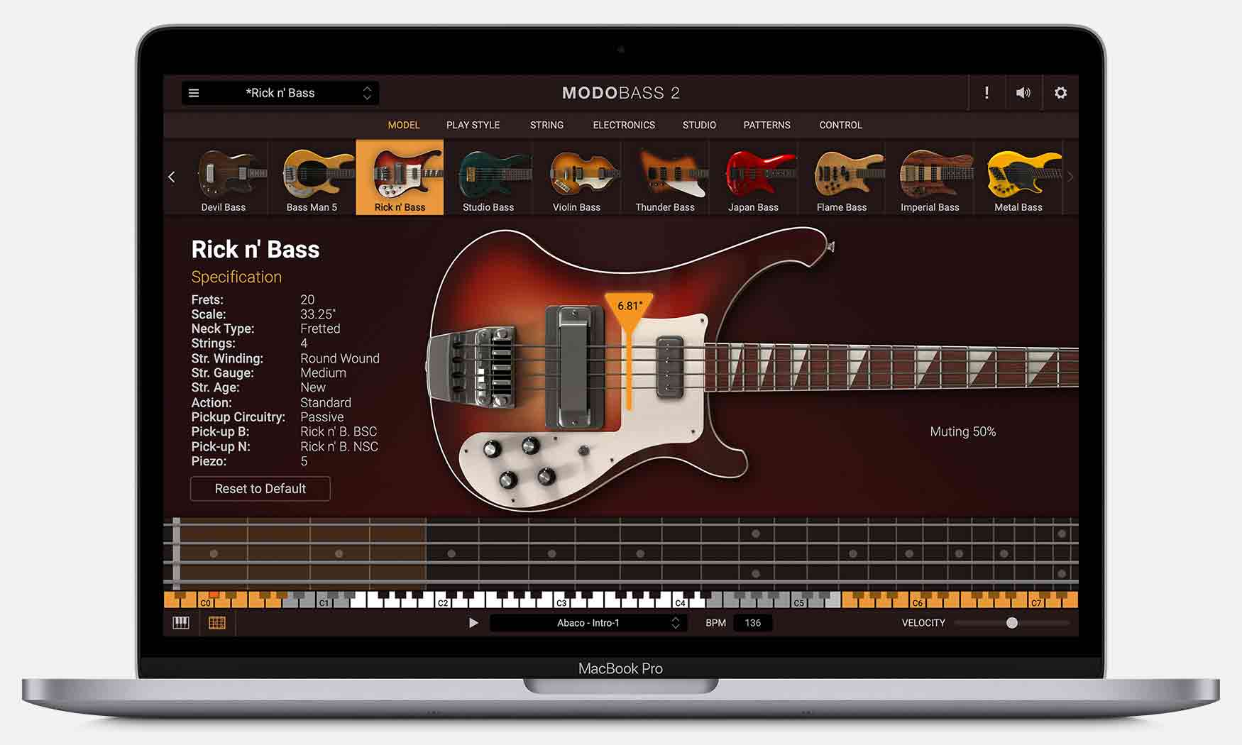 Macbook MODO BASS 2