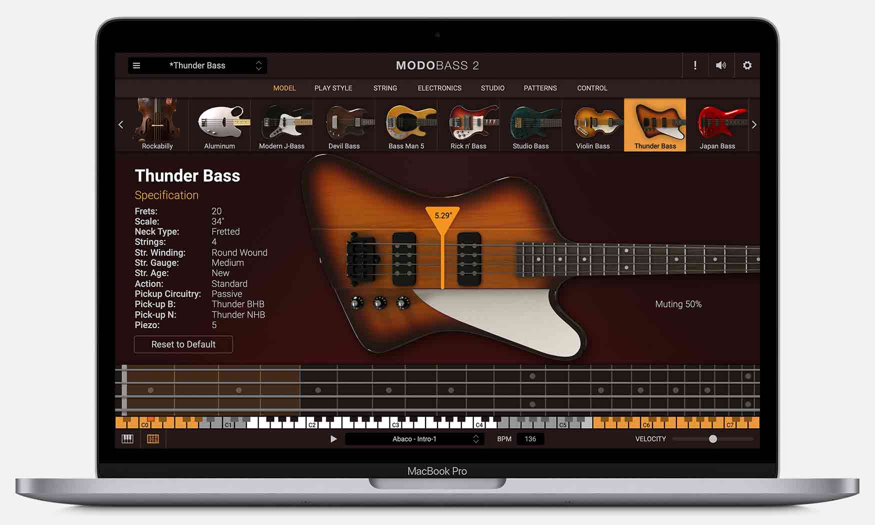 Macbook MODO BASS 2