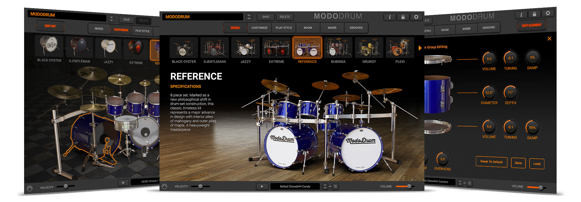 MODO DRUM breakthrough physical modeling drum virtual instrument