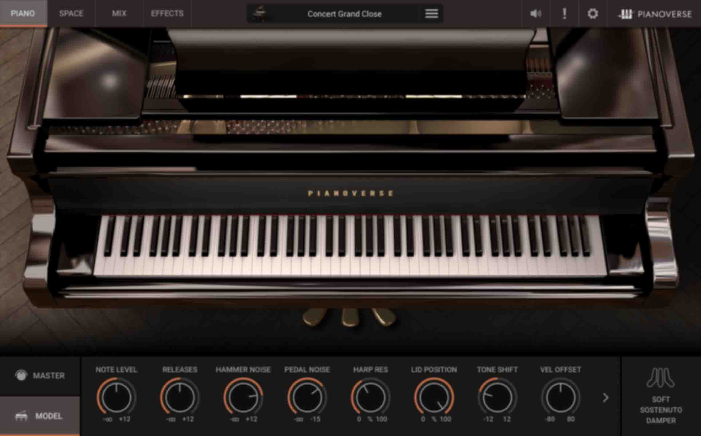 Pianoverse Model GUI