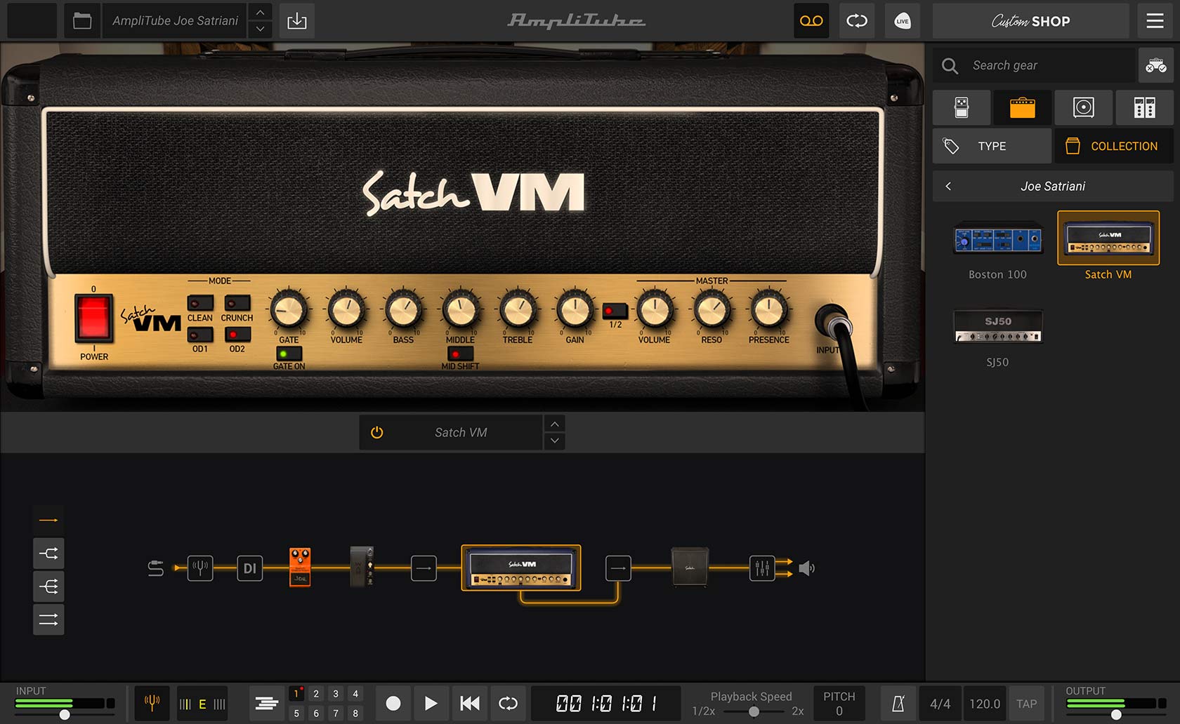 AmpliTube Joe Satriani