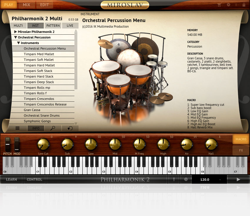 IK Multimedia Orchestral Percussion