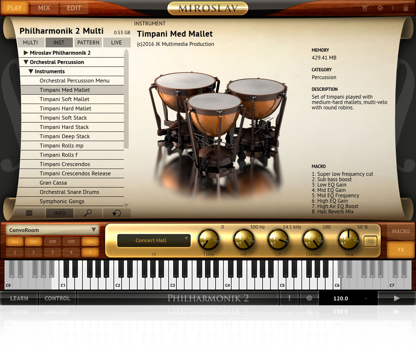 cinematic percussion from ik multimedia for sampletank 3