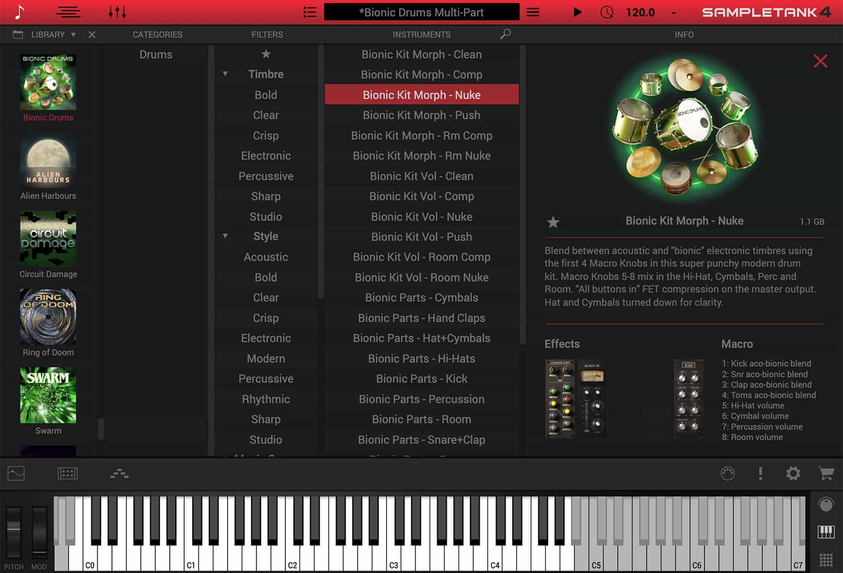 Bionic Drums GUI