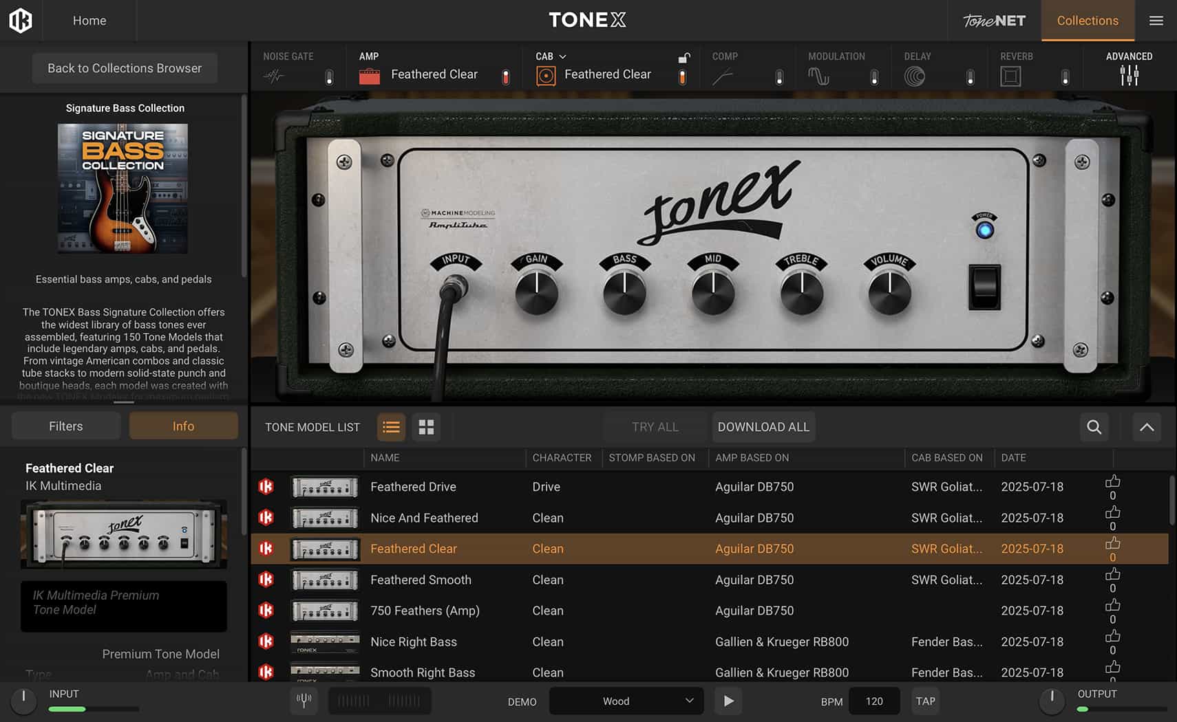 TONEX Bass
