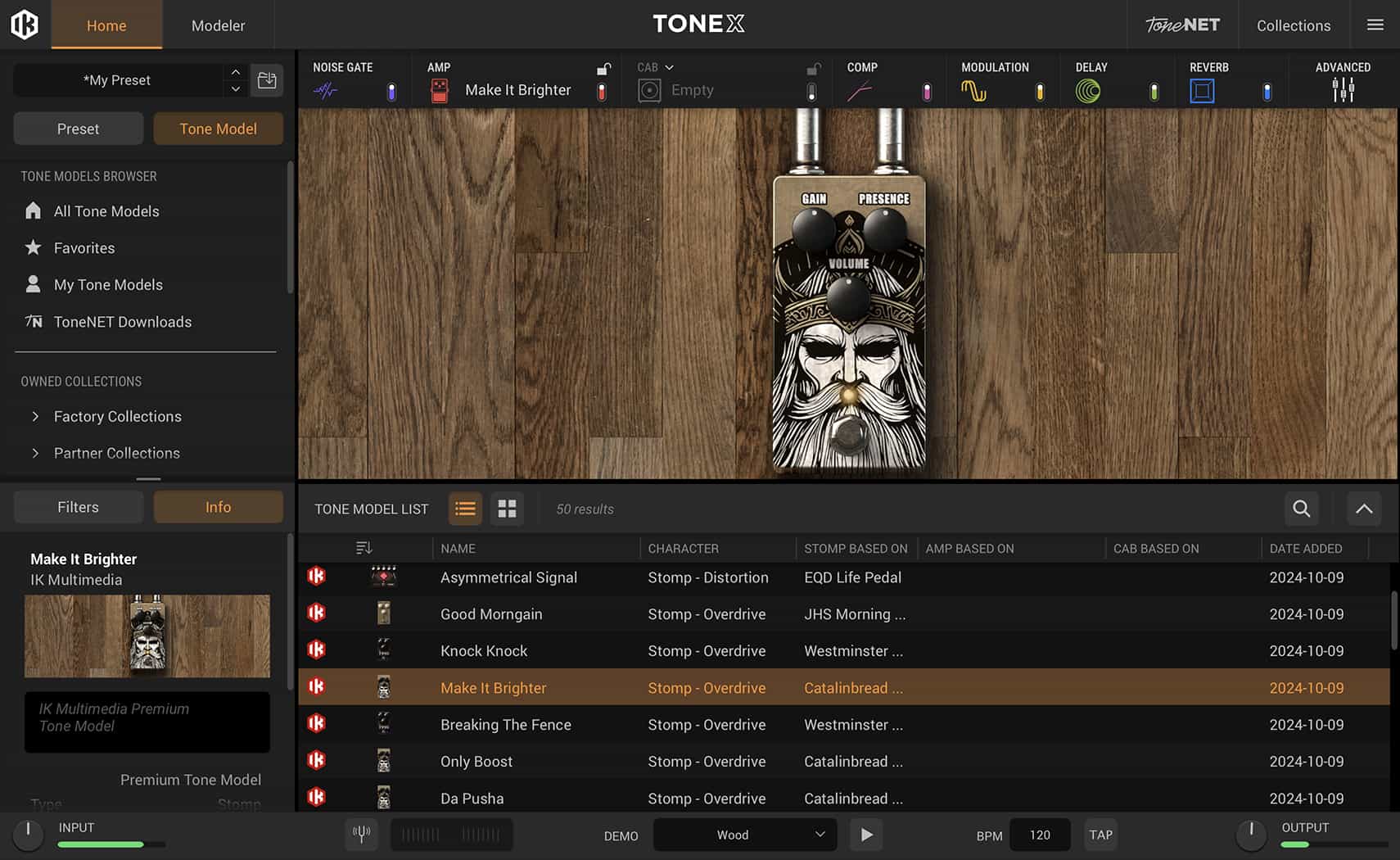 TONEX Boutique Overdrives