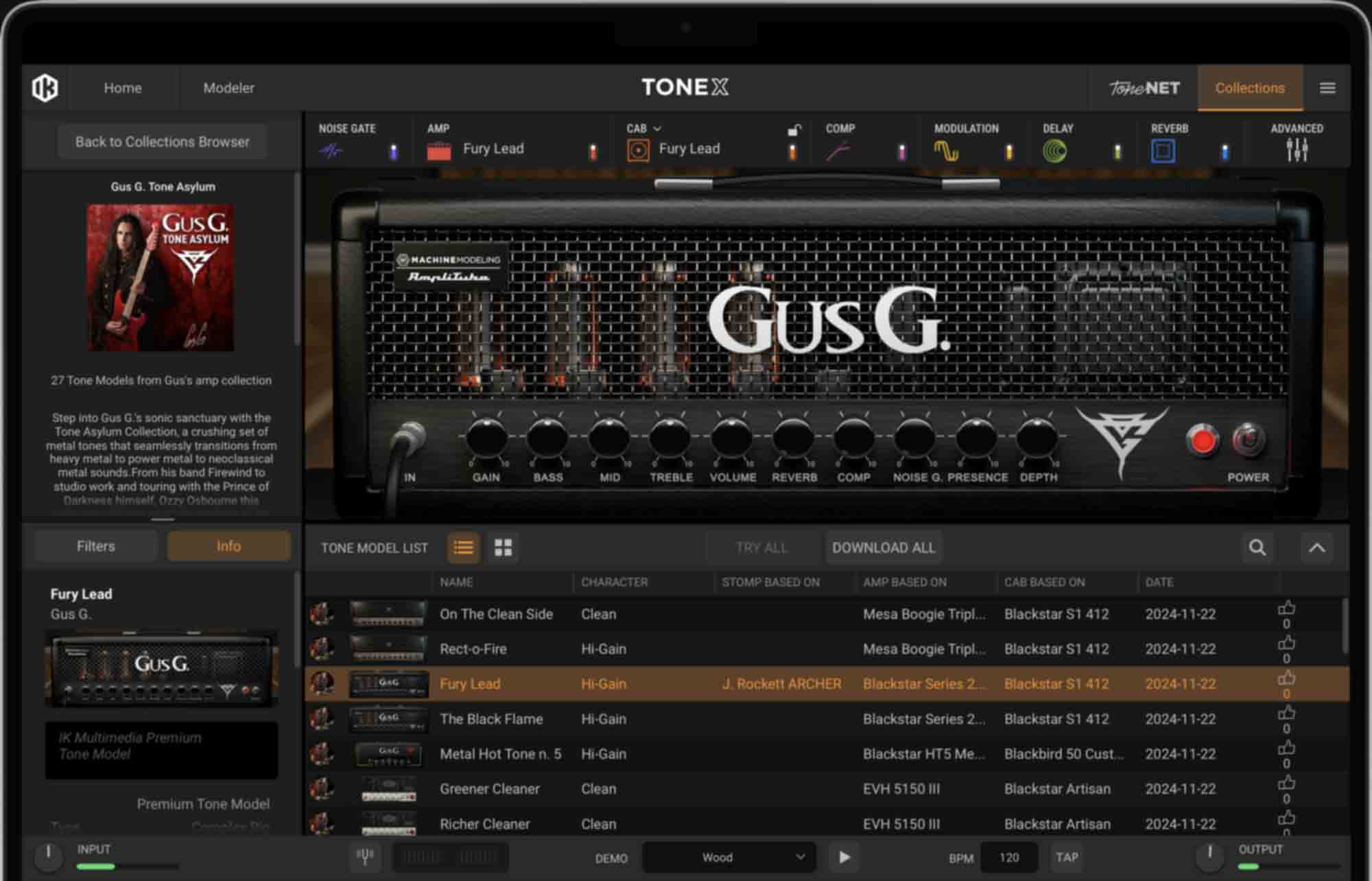 TONEX Gus G. Asylum