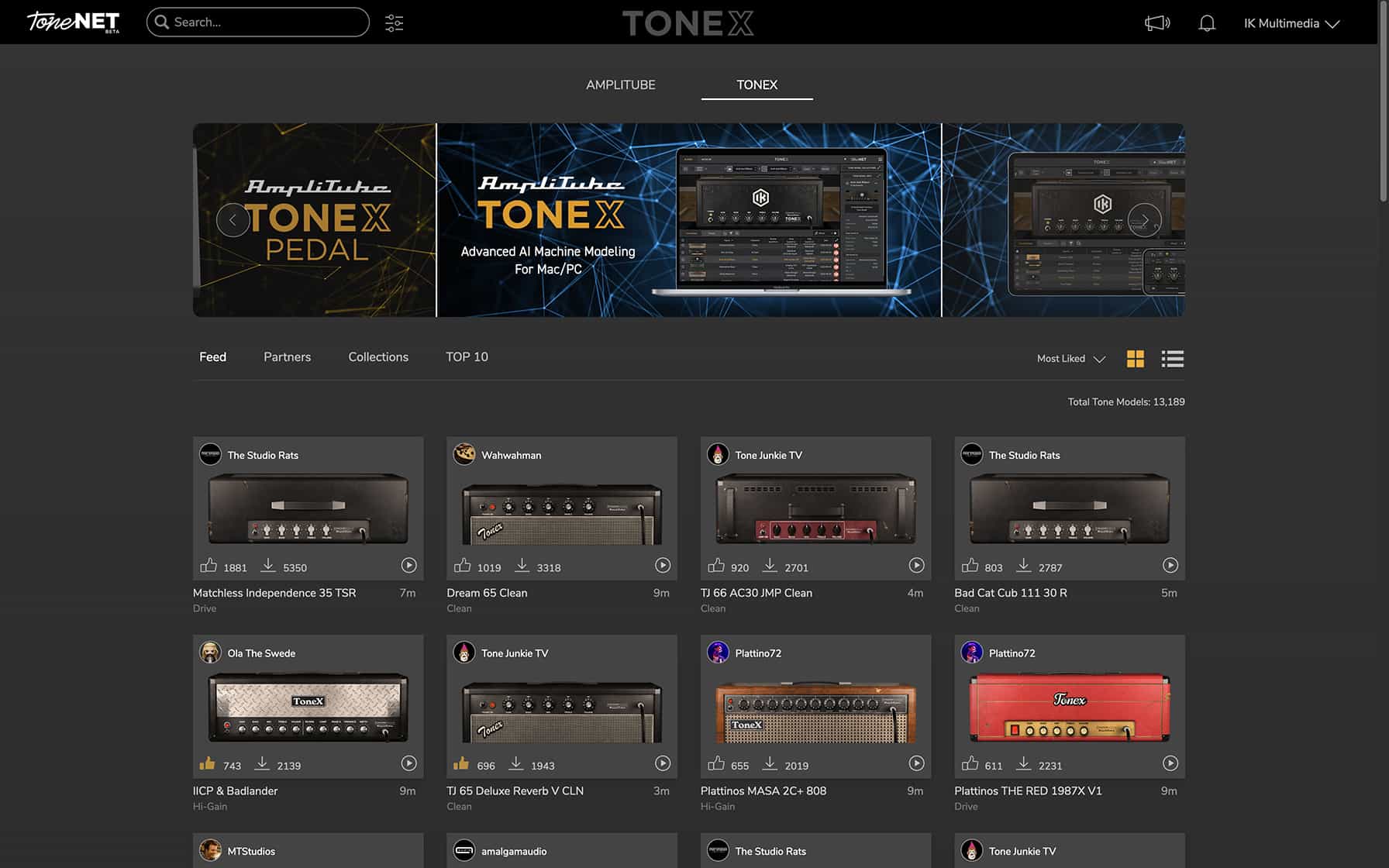 TONE.Net screenshot