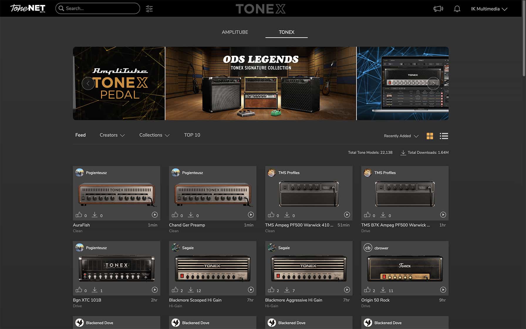 TONE.Net screenshot