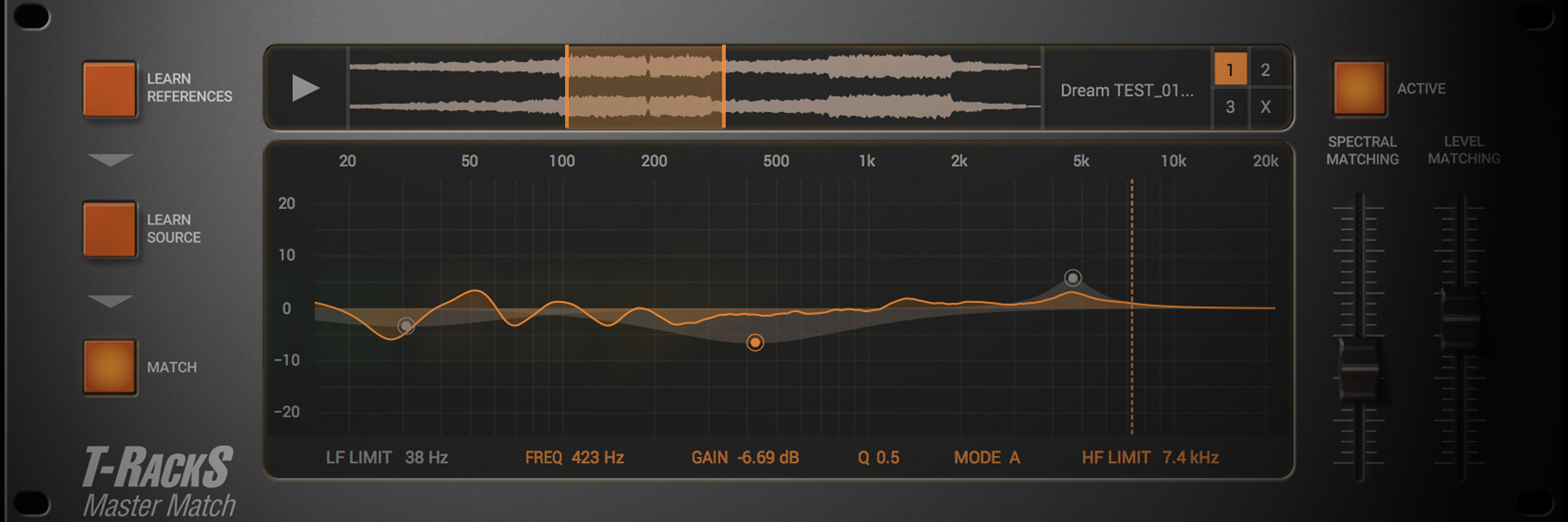 free eq matching vst