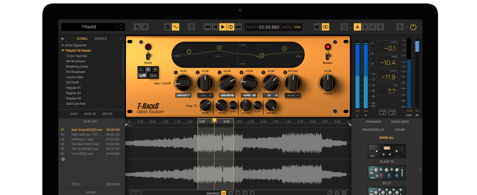 t racks mastering eq t racks mastering eq
