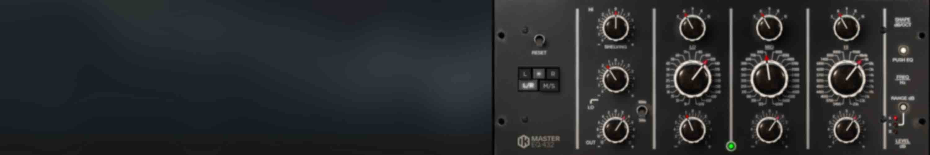 IK Multimedia T-RackS Master EQ 432 独立した帯域操作で細かく追い込める