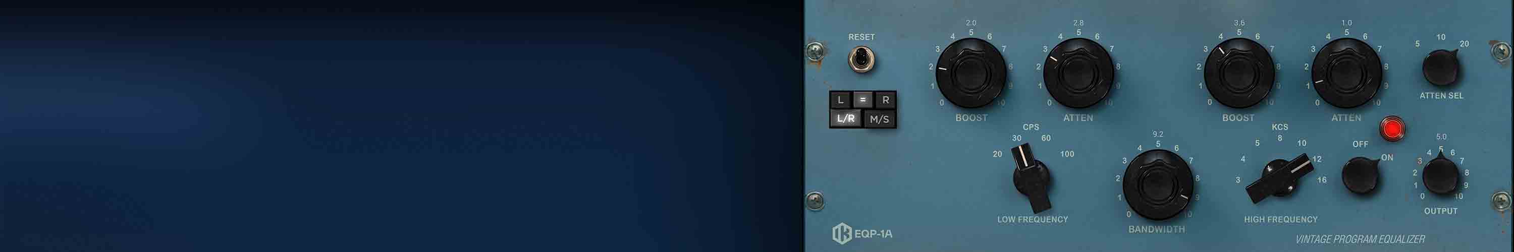IK Multimedia T-RackS EQP-1A T-RackSチェーン内で他モジュールと組み合わせやすい