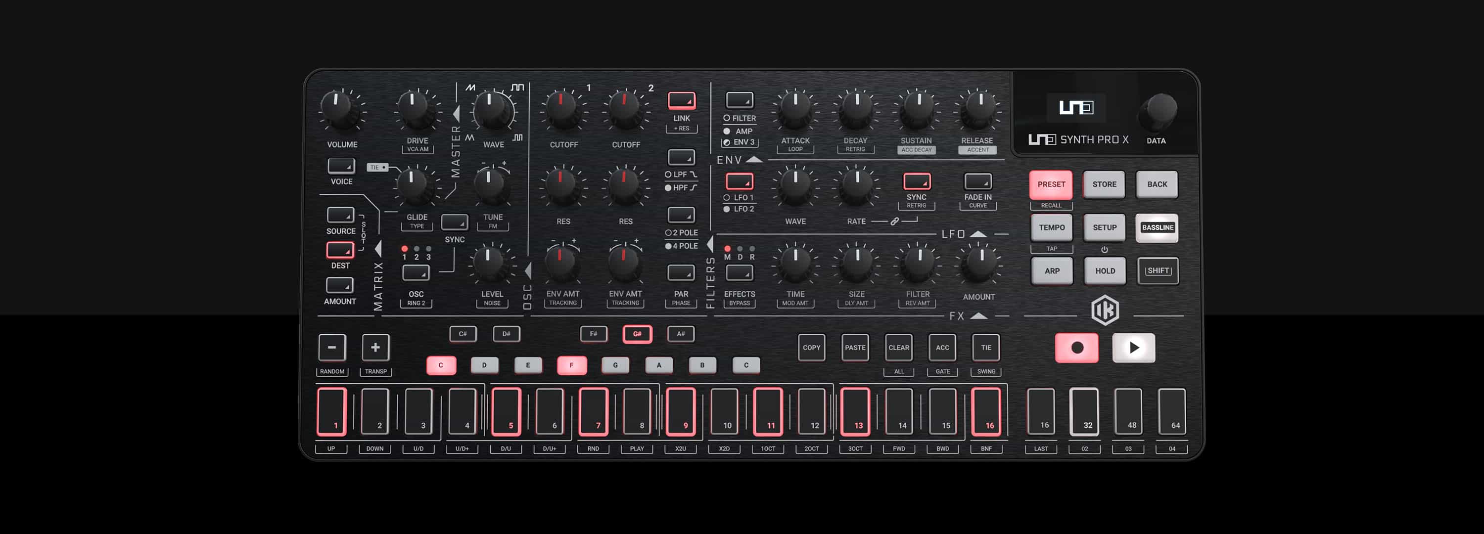 Sintetizador IK Multimedia UNO Synth Pro