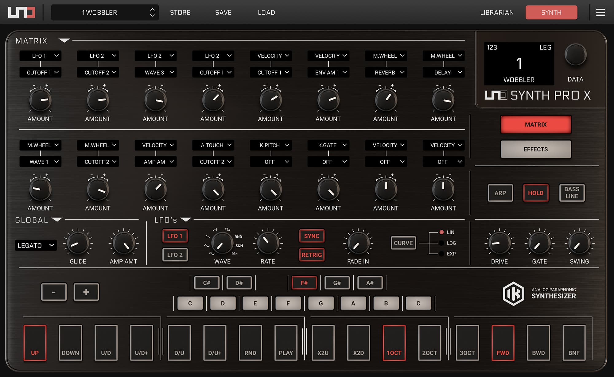 IK Multimedia UNO Synth Pro X Synthesizer
