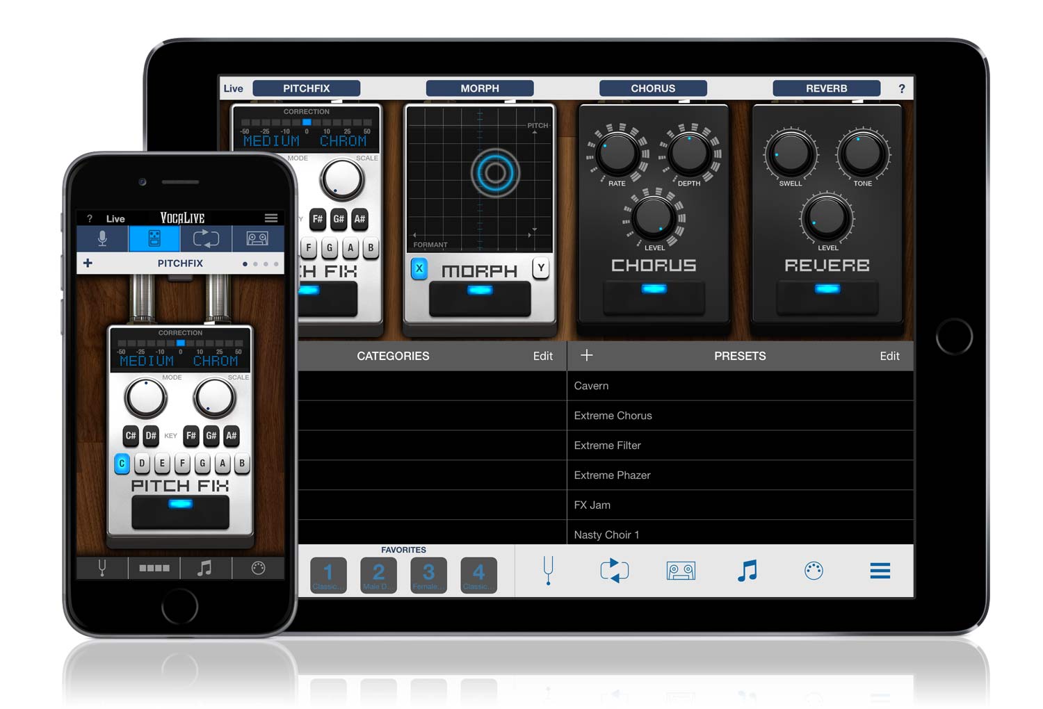 Loop recording. Приложение для вокала. Колонки ik Multimedia в студии. VOCALIVE 3