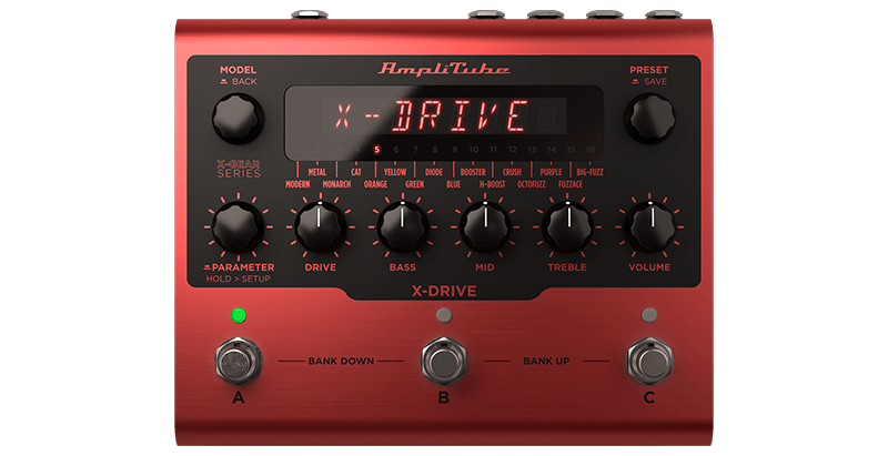 AmpliTube X-GEAR pedals - Bring perfect studio guitar sound onstage AmpliTube X-GEAR pedals - Bring perfect studio guitar sound onstage